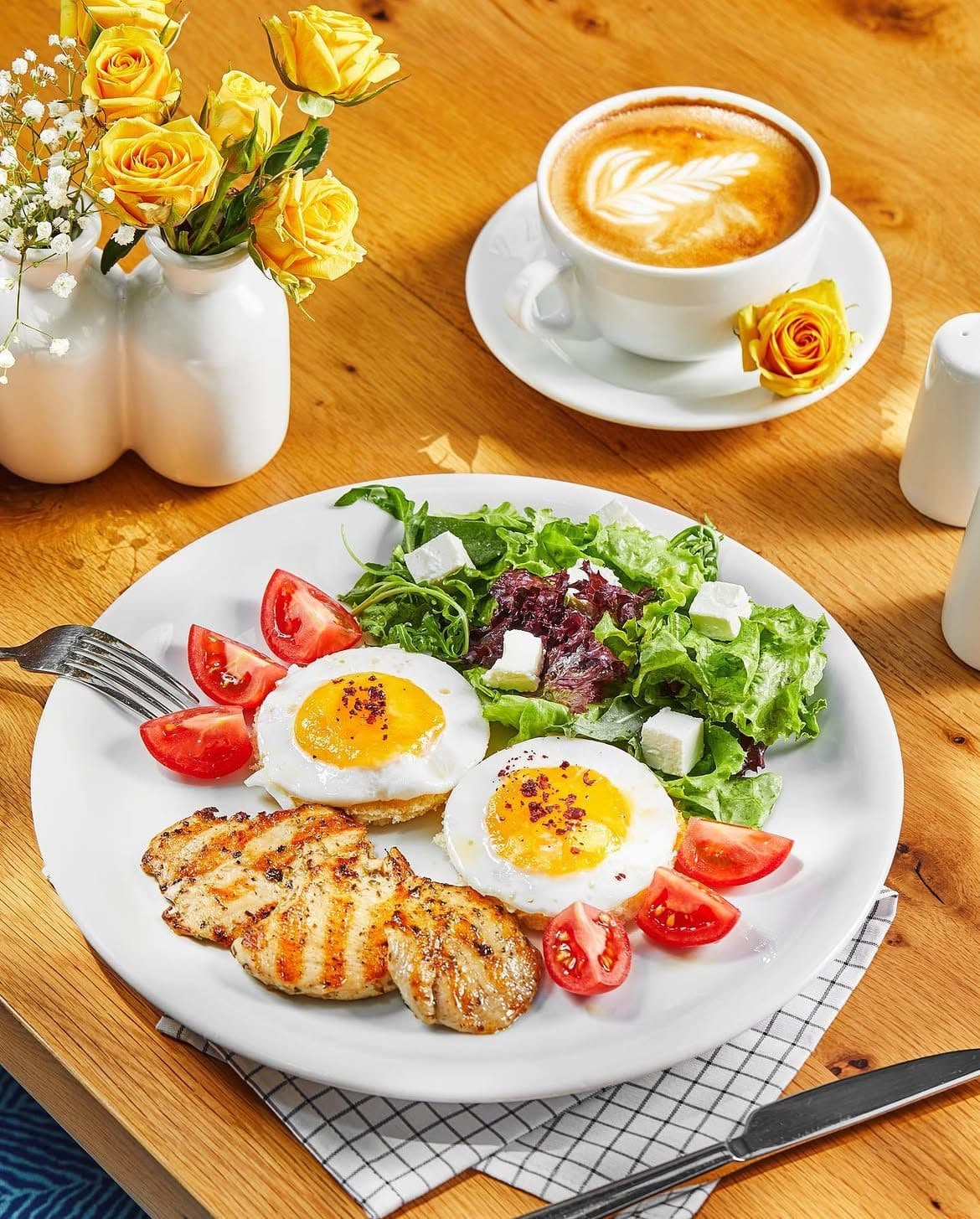 Завтраки для меню Cafe City
